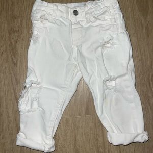 Zara baby distressed jeans